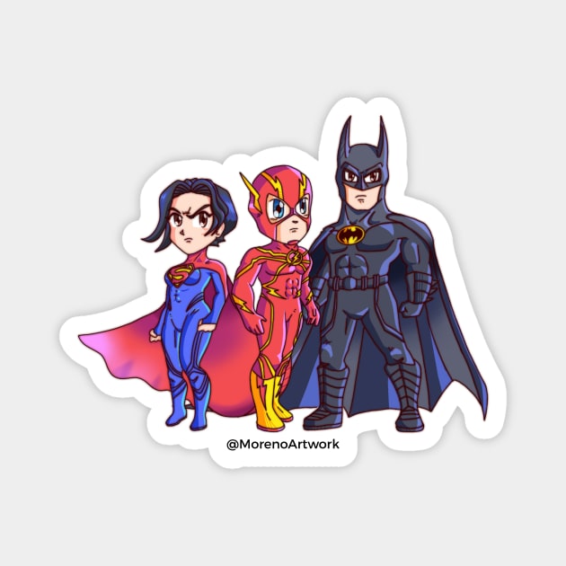 Hero Team Lighting Magnet by MorenoArtwork