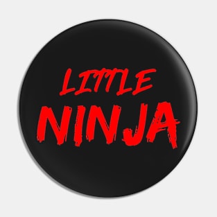 Red and Black Little Ninja Pin