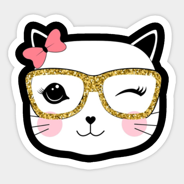 Cute Cat Nerdy Emoji Funny Emoji For Cat Lover Gifts Cats