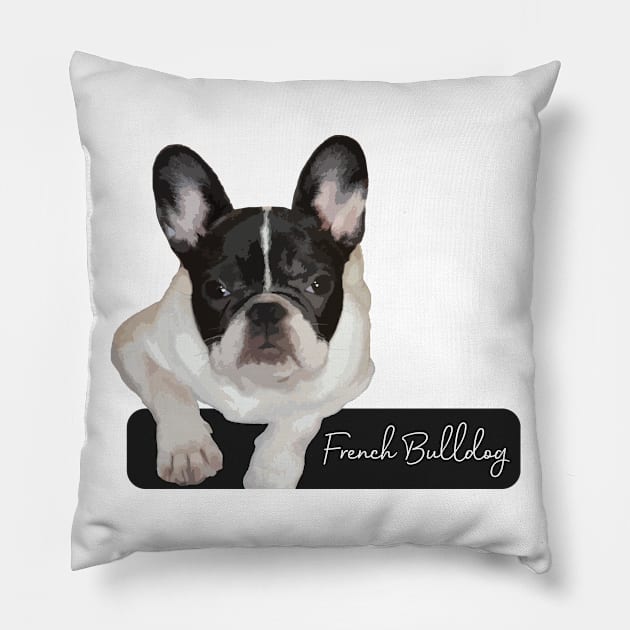 French Bulldog Pillow by NV