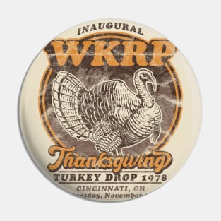 WKRP Turkey Day Vintage Worn Lts Pin