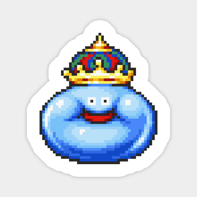 King Slime Sprite Magnet by SpriteGuy95