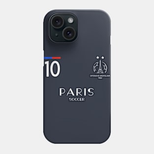 PARIS SOCCER Number 10 Offensive Midfielder Two Stars Phone Case