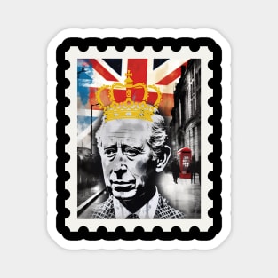 King Charles III - Stamp Design Magnet