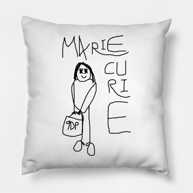 Marie Curie by 9DP Pillow by JD by BN18 