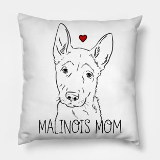 Malinois Mom, Malinois Lover, Belgian Malinois Pillow