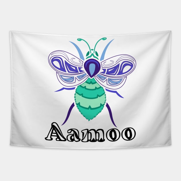 Gay Men Aamoo (Bee) Tapestry by KendraHowland.Art.Scroll