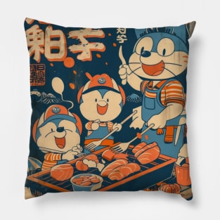 Vintage BBQ Fun Pillow