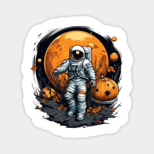 astronaut Halloween Magnet