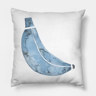 Banana - Blue Pillow