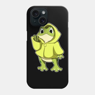 Frog with Raincoat Phone Case