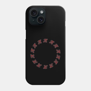 Pi Symbol Circle Phone Case