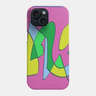 Abstract multicolor violet Phone Case