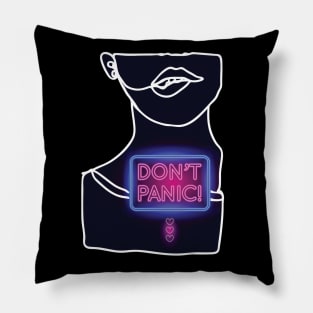 Don't Panic Pillow