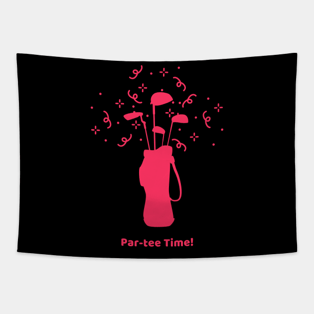 Par-Tee Time Tapestry by Ognisty Apparel