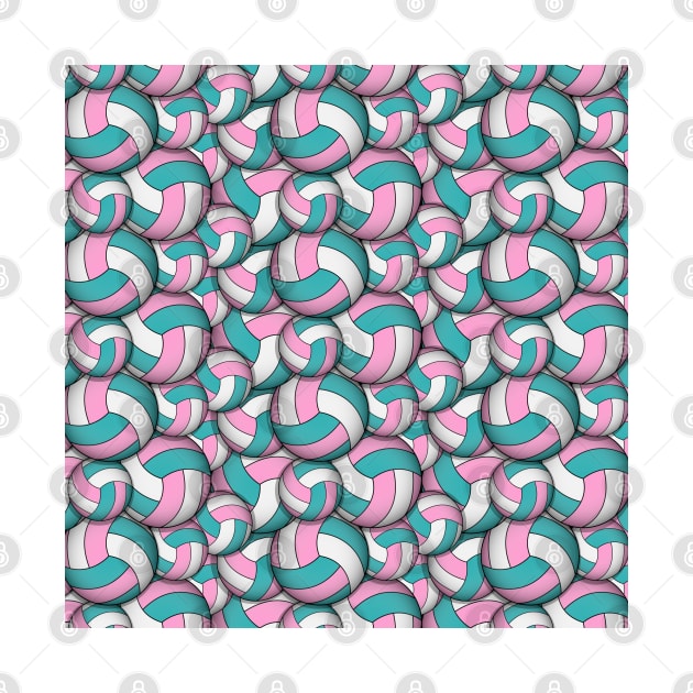 Volleyball Pattern by Designoholic