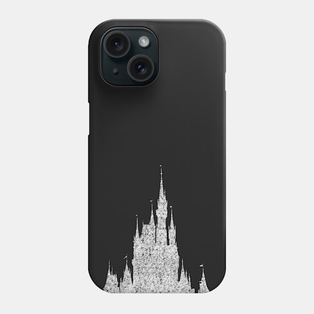 Distressed Magic Castle Silhouette Phone Case by FandomTrading