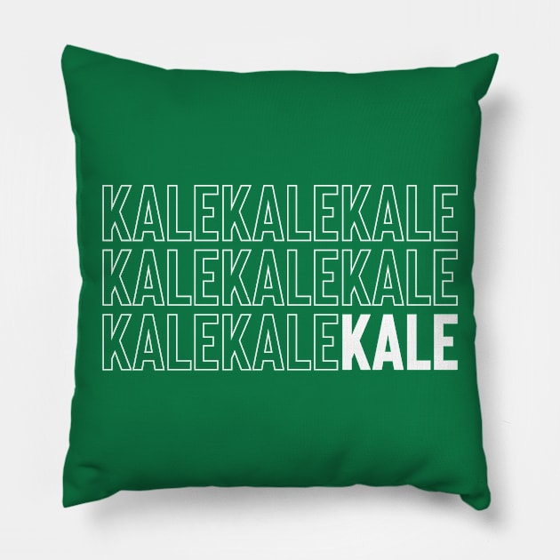 Kale Pillow by FoodieTees