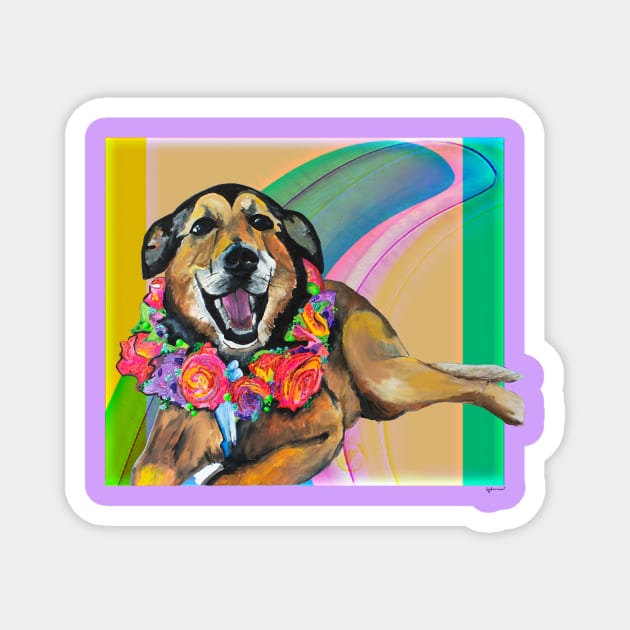 Man's Best Friend Magnet by JJ Barrows 