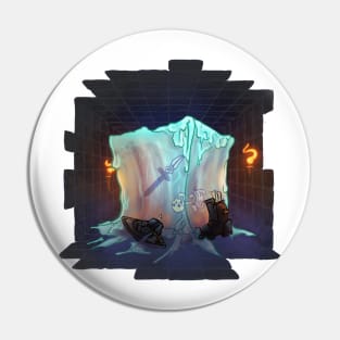 Gelatinous Cube Pin