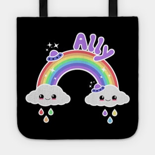 Ally Kawaii Rainbow Tote