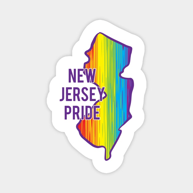 New Jersey Pride Magnet by Manfish Inc.