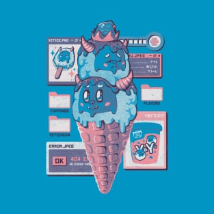 Yetice Cream - Cute Geek Ice Cream Yeti Snowman Gift T-Shirt