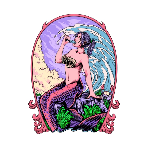 Mermaid by phsycartwork