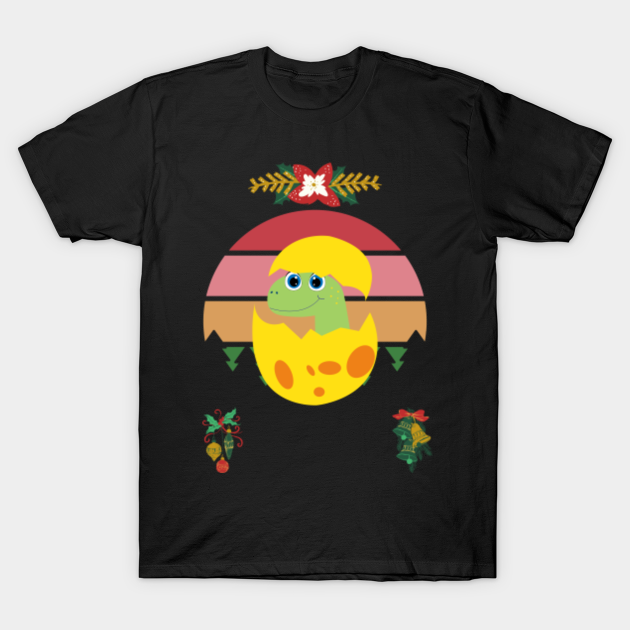 cute dinosaur christmas - Cute Dinosaur Christmas - T-Shirt