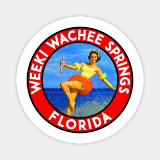 Weeki Wachee Springs Florida Vintage Mermaid Show Manatees 2 Magnet