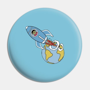 Rocket to Mars Pin