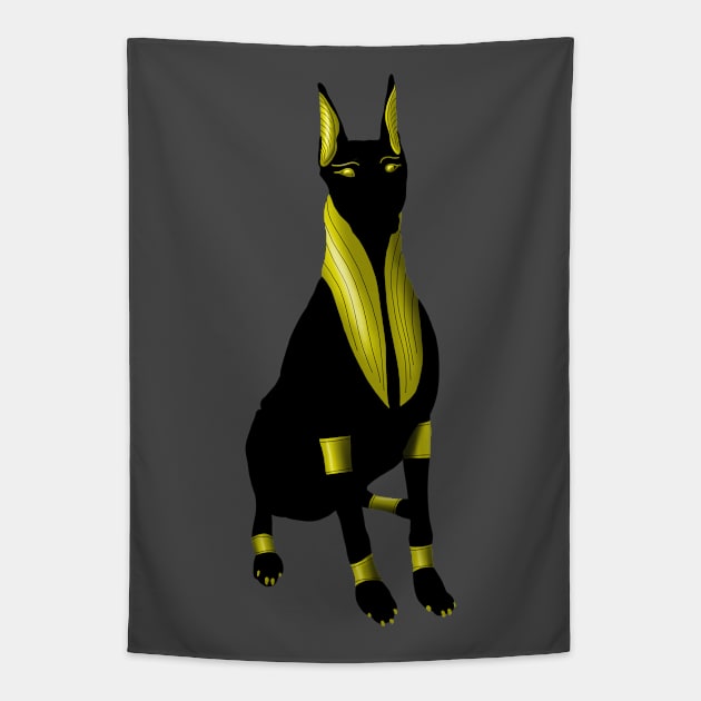 Anubis Tapestry by Kristal Stittle