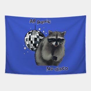 All Panic No Disco Raccoon Tapestry