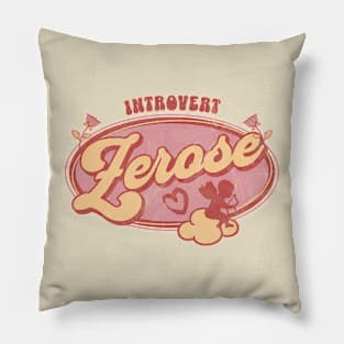 Zero base one zb1 introvert zerose typography | Morcaworks Pillow