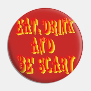 halloween word Pin