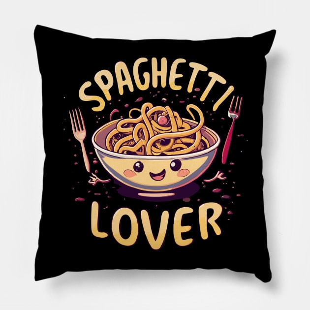 Spaghetti lover Pillow by NegVibe