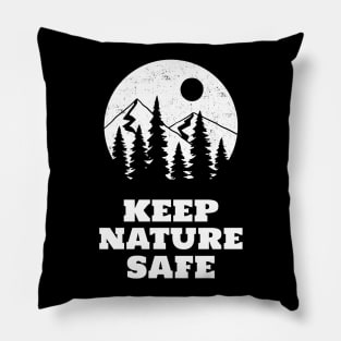 Keep Nature Safe Pillow