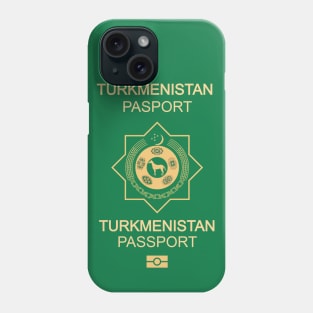 Turkmenistan passport Phone Case