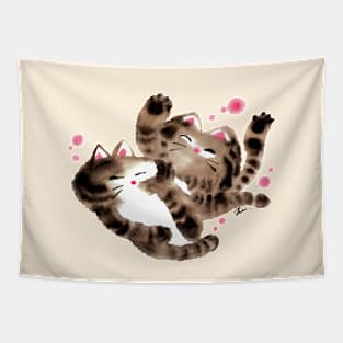 Relax fluffy cats Tapestry