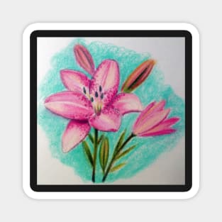 lilies Magnet