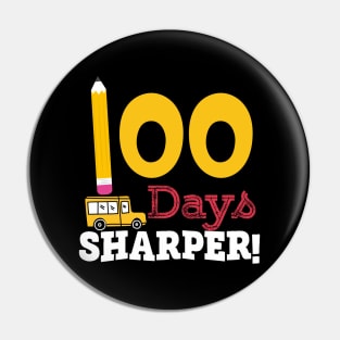 Happy 100th Day of School Teachers Kids 100 Days Smarter Pin