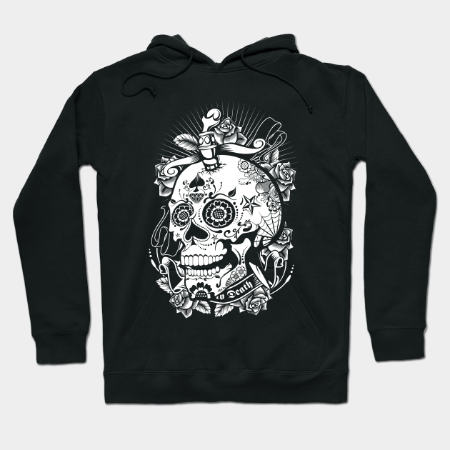 sugar skull sweatshirt