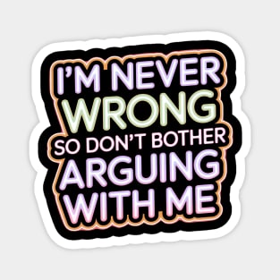 Never Wong Magnet