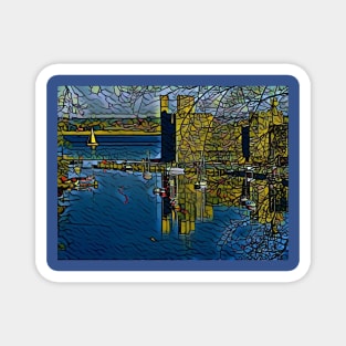 CAERNARFON CASTLE MOSAIC Magnet