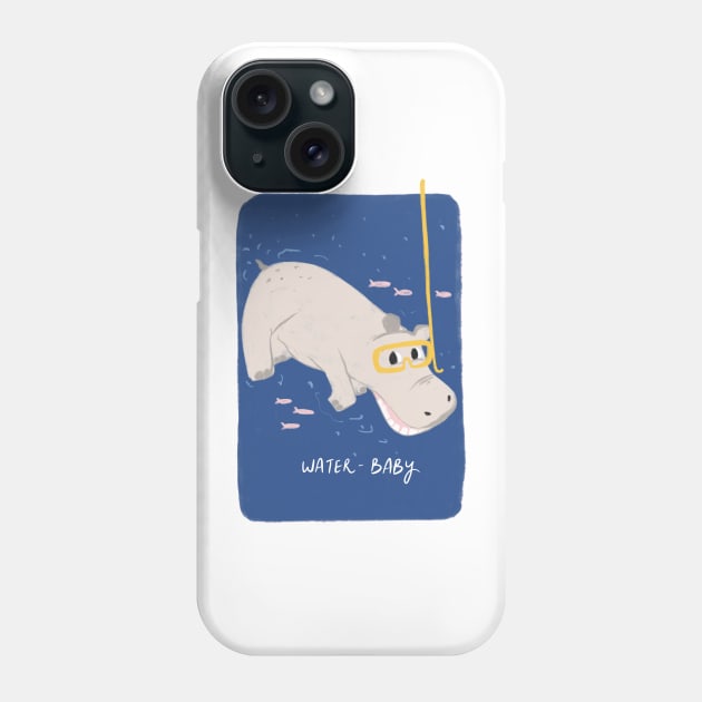 Hippo baby Phone Case by Guncha Kumar