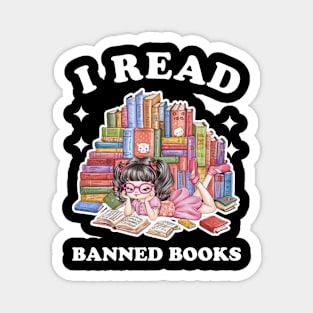 I read banned books Magnet