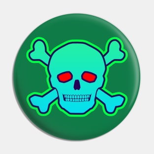 Skull Poison, Green Pin