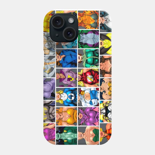 ABC's of Superheroines Phone Case by Twogargs