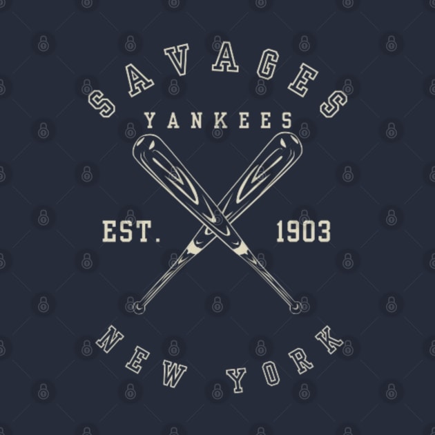 Yankees Savages Baseball by Alexander S.