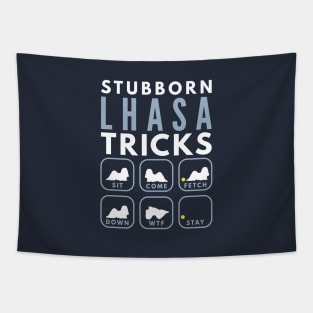 Stubborn Lhasa Apso Tricks - Dog Training Tapestry